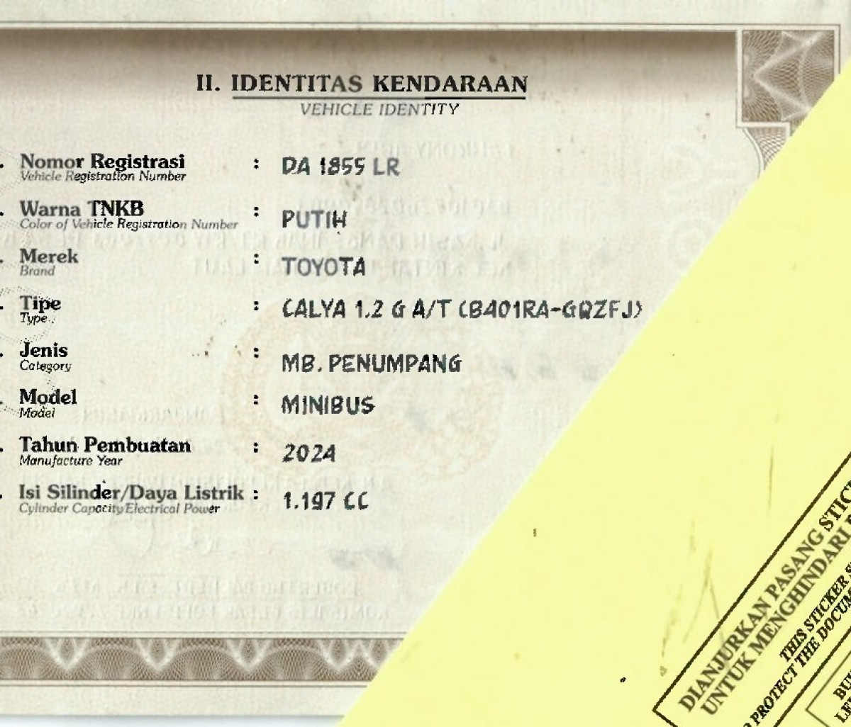 TOYOTA  CALYA  1.2 G A/T