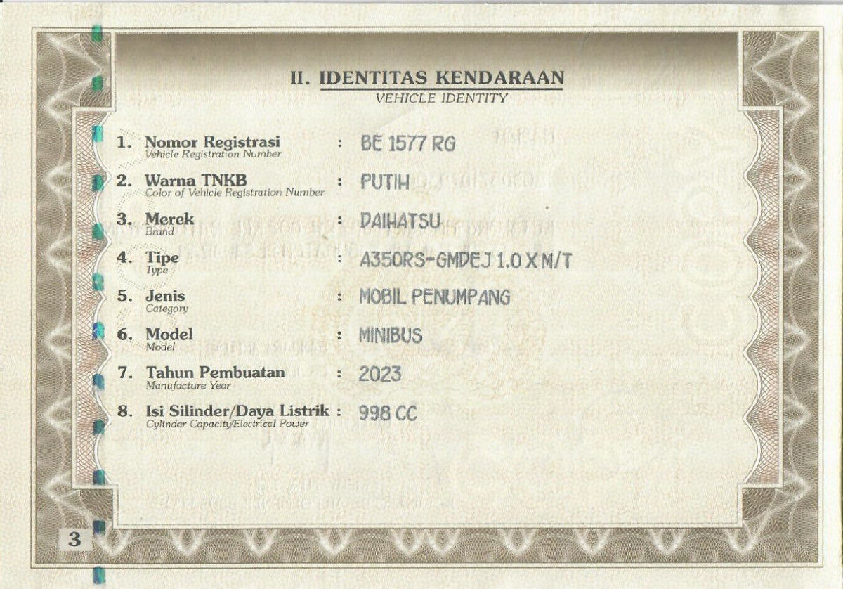 DAIHATSU  AYLA  1.0 X