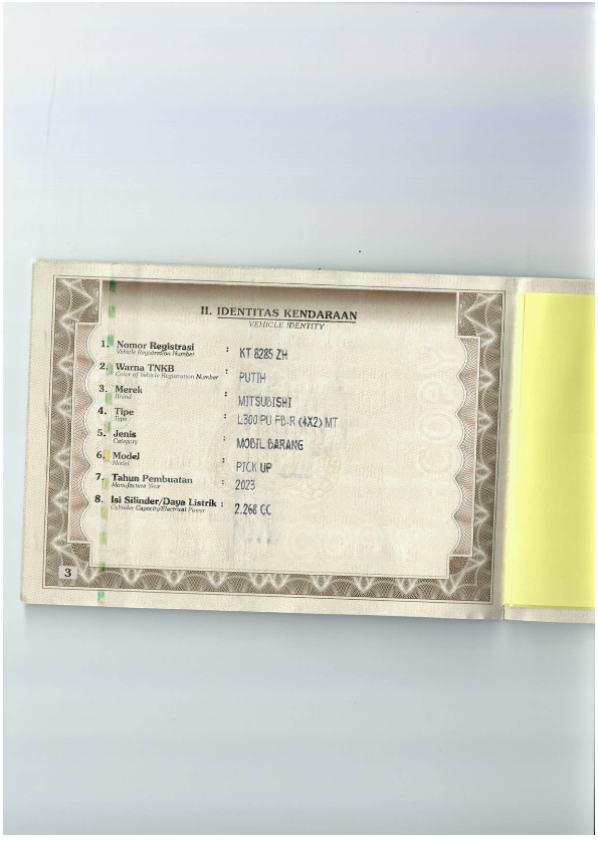 MITSUBISHI  L 300 L300 PU FB-R (4X2)