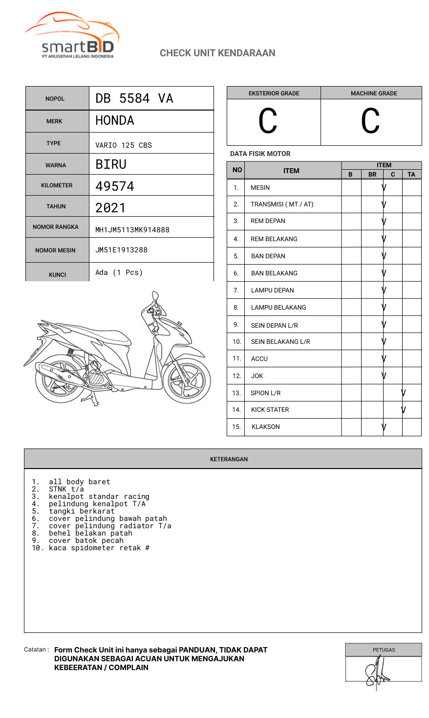 HONDA VARIO 125 CBS