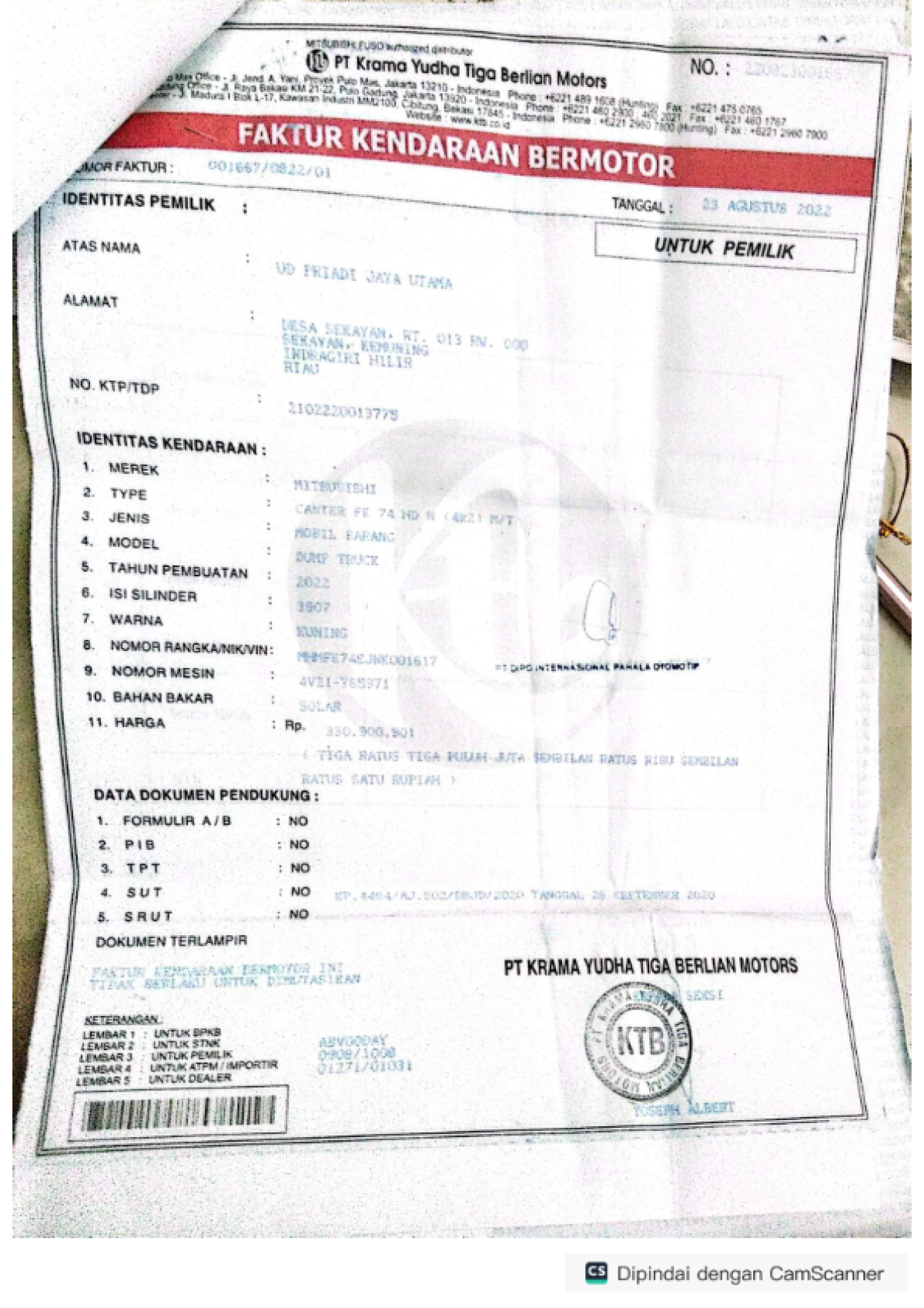 MITSUBISHI  FE  74 HD