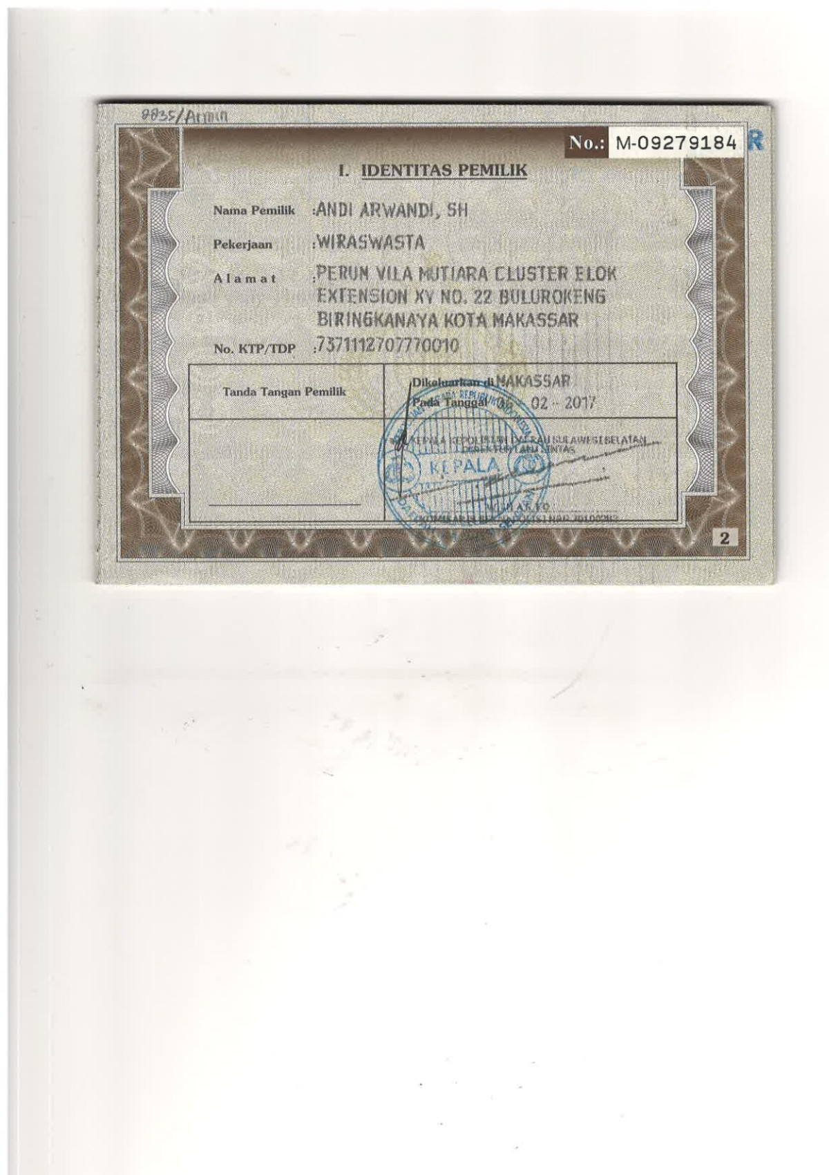 HONDA MOBILIO DD4 1.5E