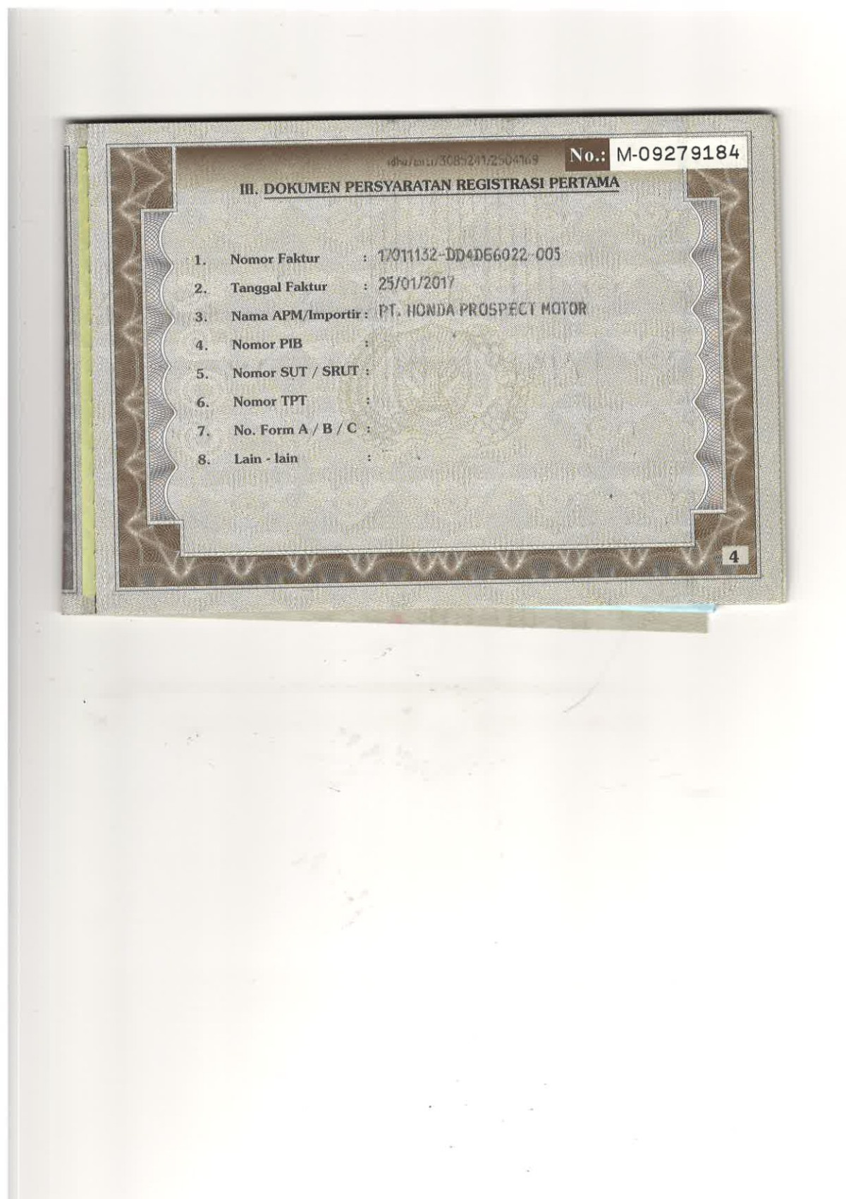 HONDA MOBILIO DD4 1.5E