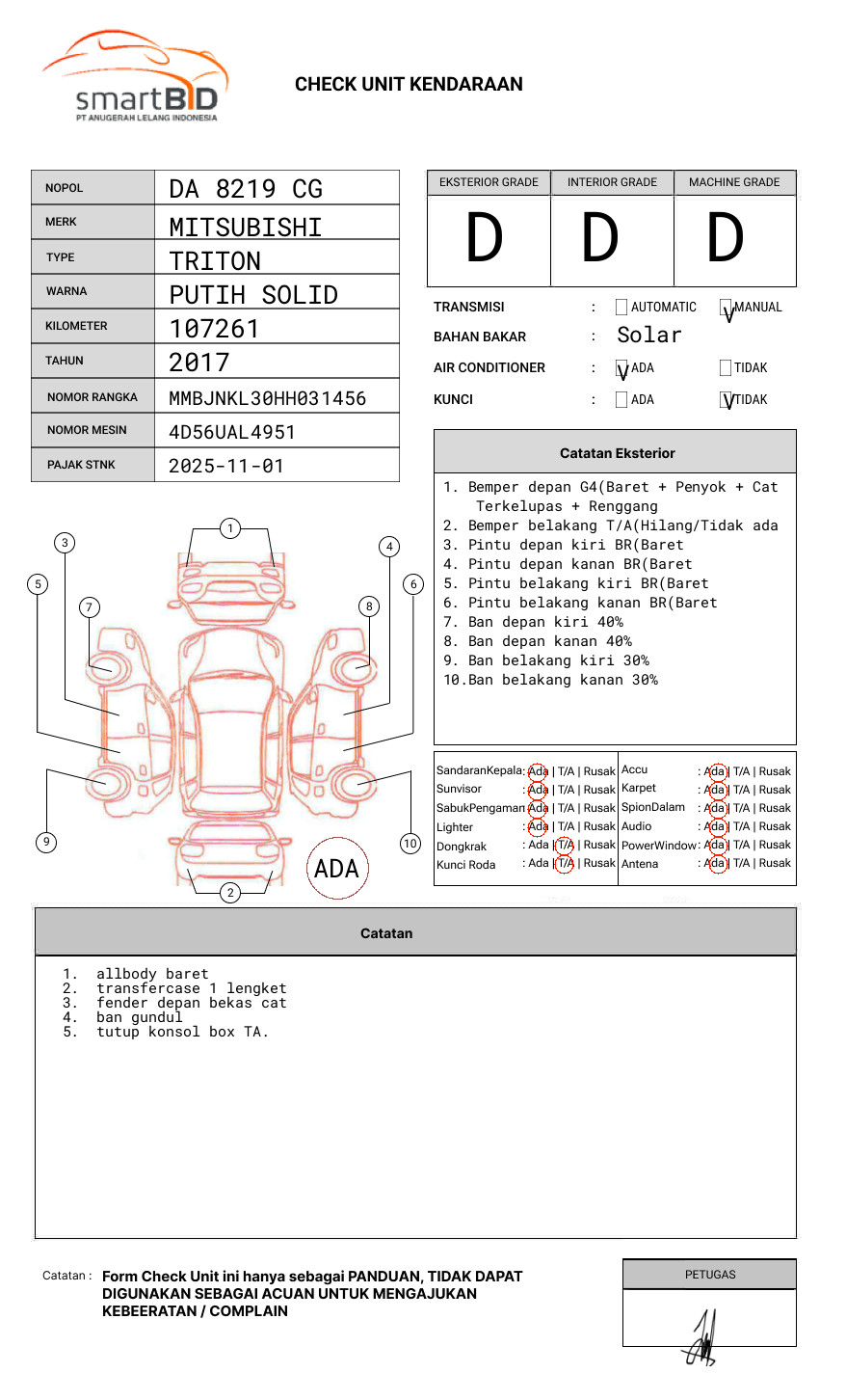 MITSUBISHI DC GLS 4X4