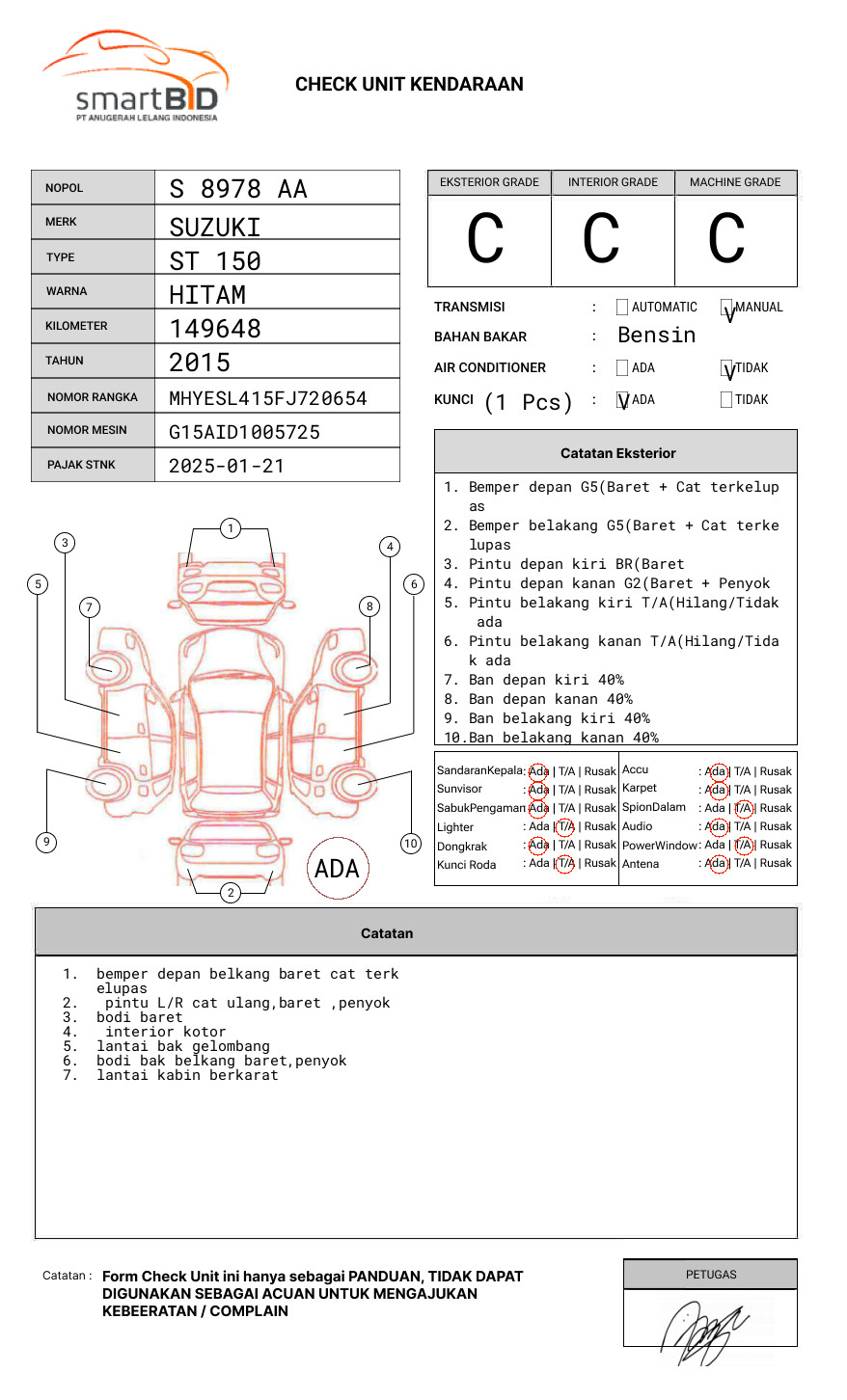 SUZUKI ST 150 PICK UP