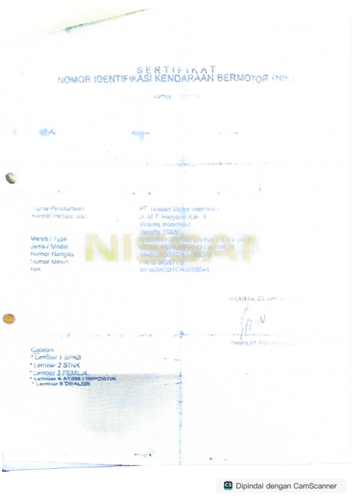 NISSAN GRAND LIVINA XV