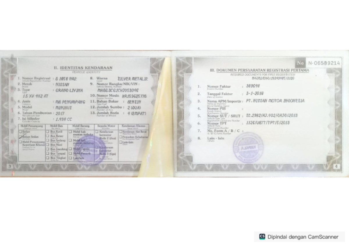 NISSAN GRAND LIVINA XV