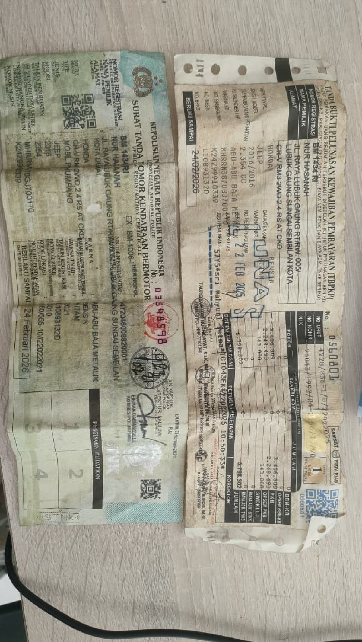 HONDA CR-V RM3 2WD 2.4 RSAT CKD