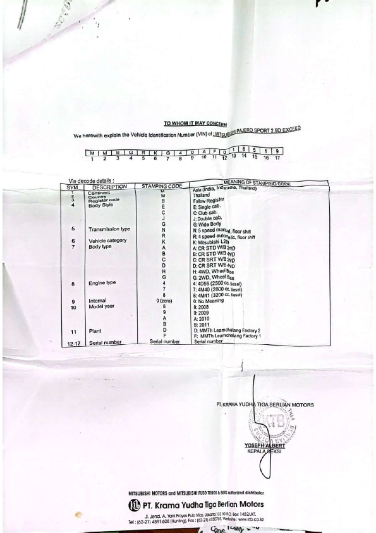 MITSUBISHI PAJERO SPORT