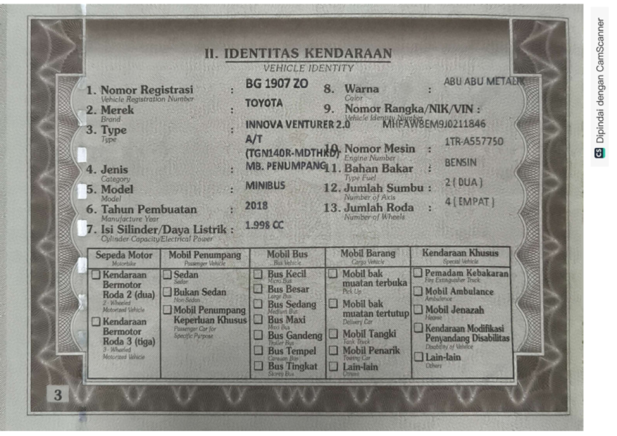 TOYOTA INNOVA VENTURER