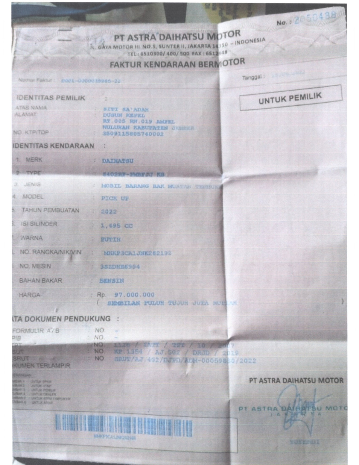 DAIHATSU  GRAN MAX  PICK-UP