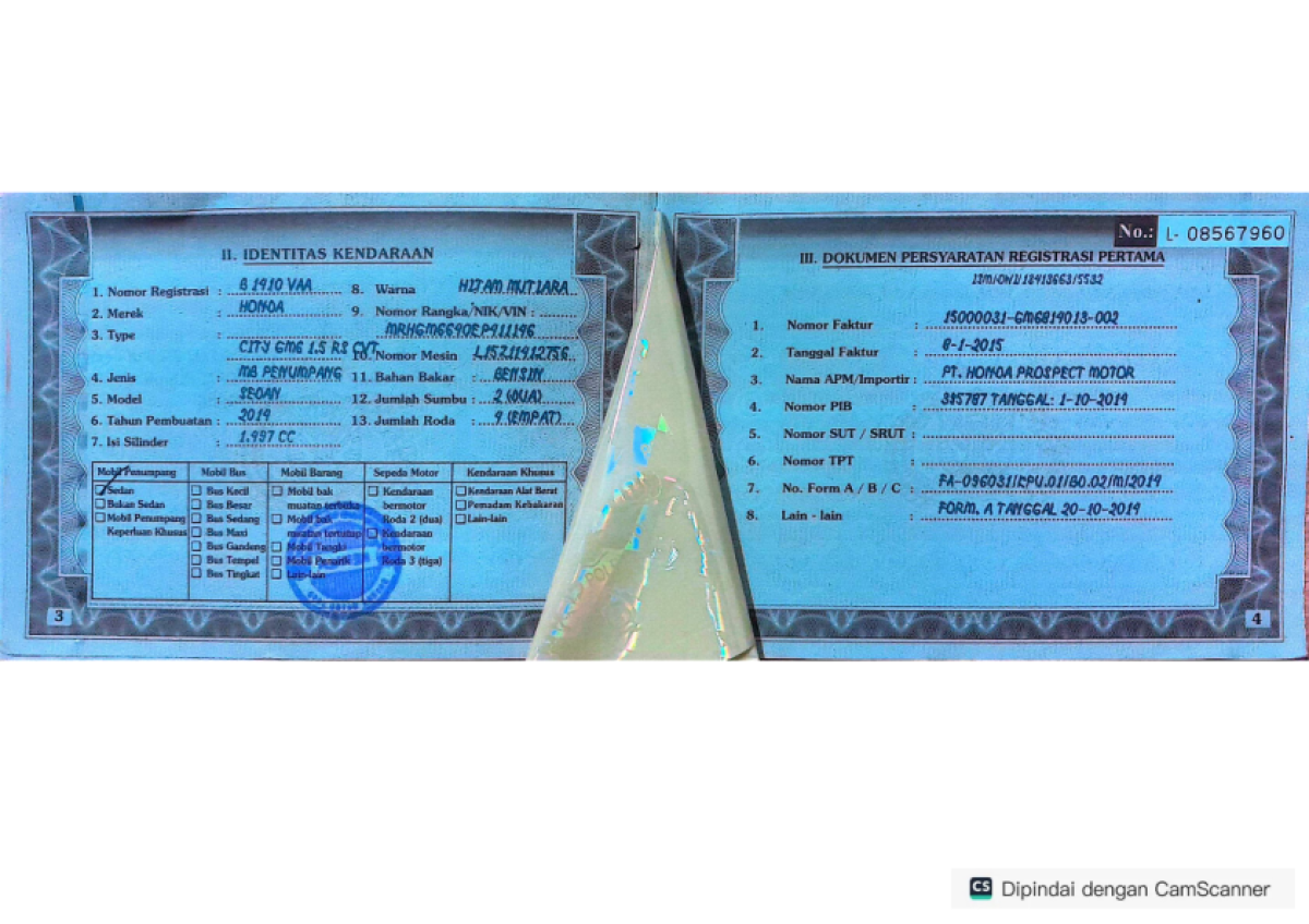 HONDA  CITY  GM6 1.5 RS