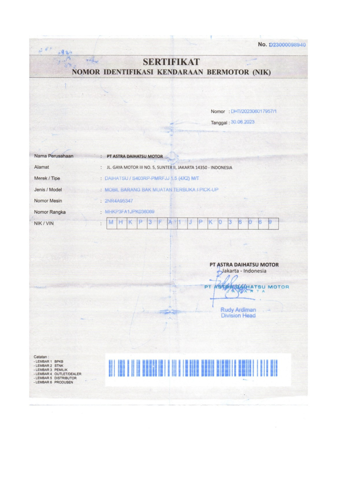 DAIHATSU  GRAN MAX  PICK-UP