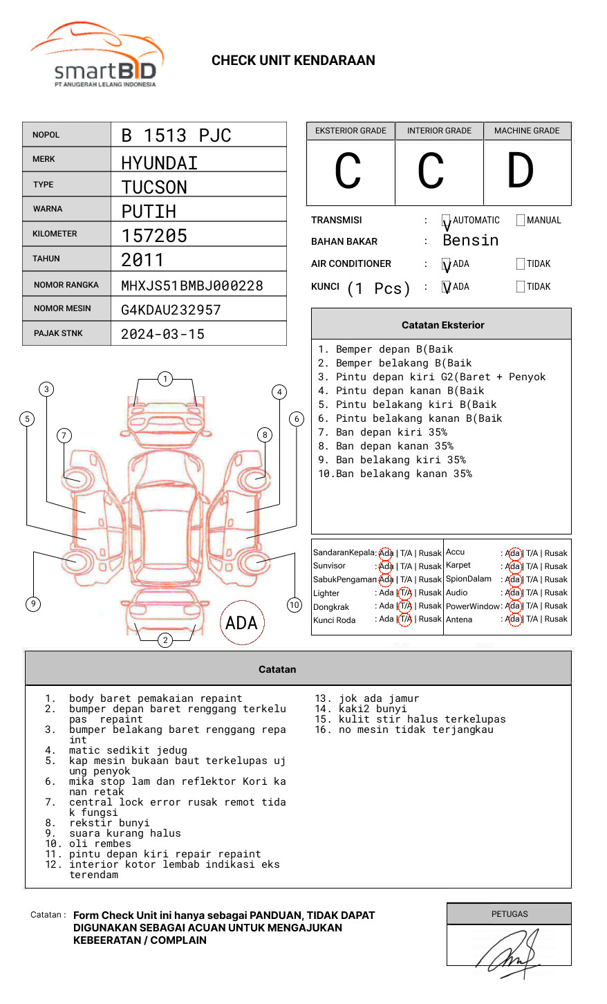 HYUNDAI TUCSON 2.0 2WD