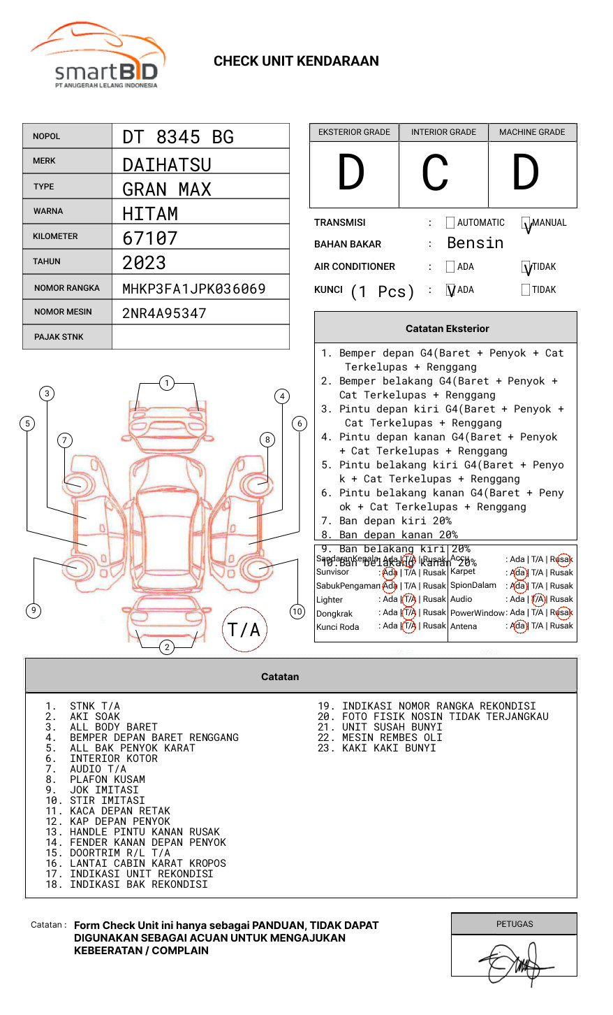 DAIHATSU  GRAN MAX  PICK-UP