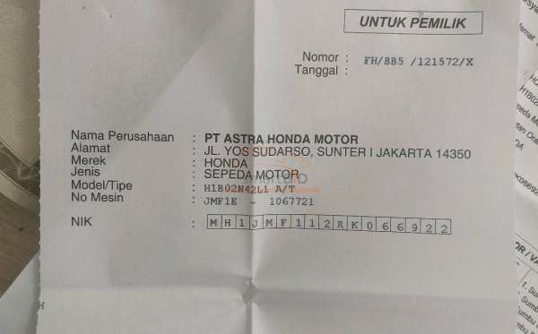 HONDA BEAT CBS FI CW ISS