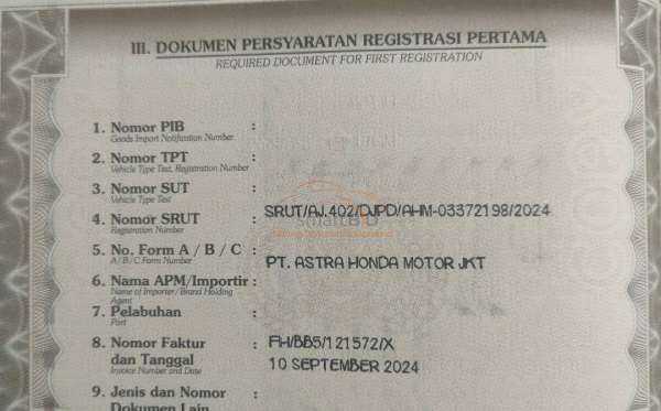 HONDA BEAT CBS FI CW ISS