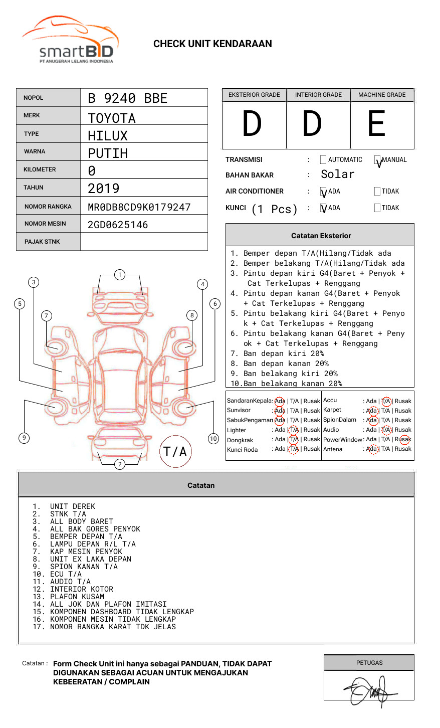 TOYOTA HILUX DOUBLE CABIN