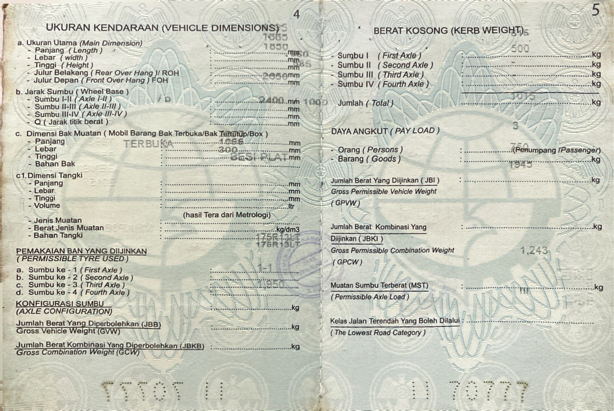 DAIHATSU GRAN MAX PICK-UP 1.3