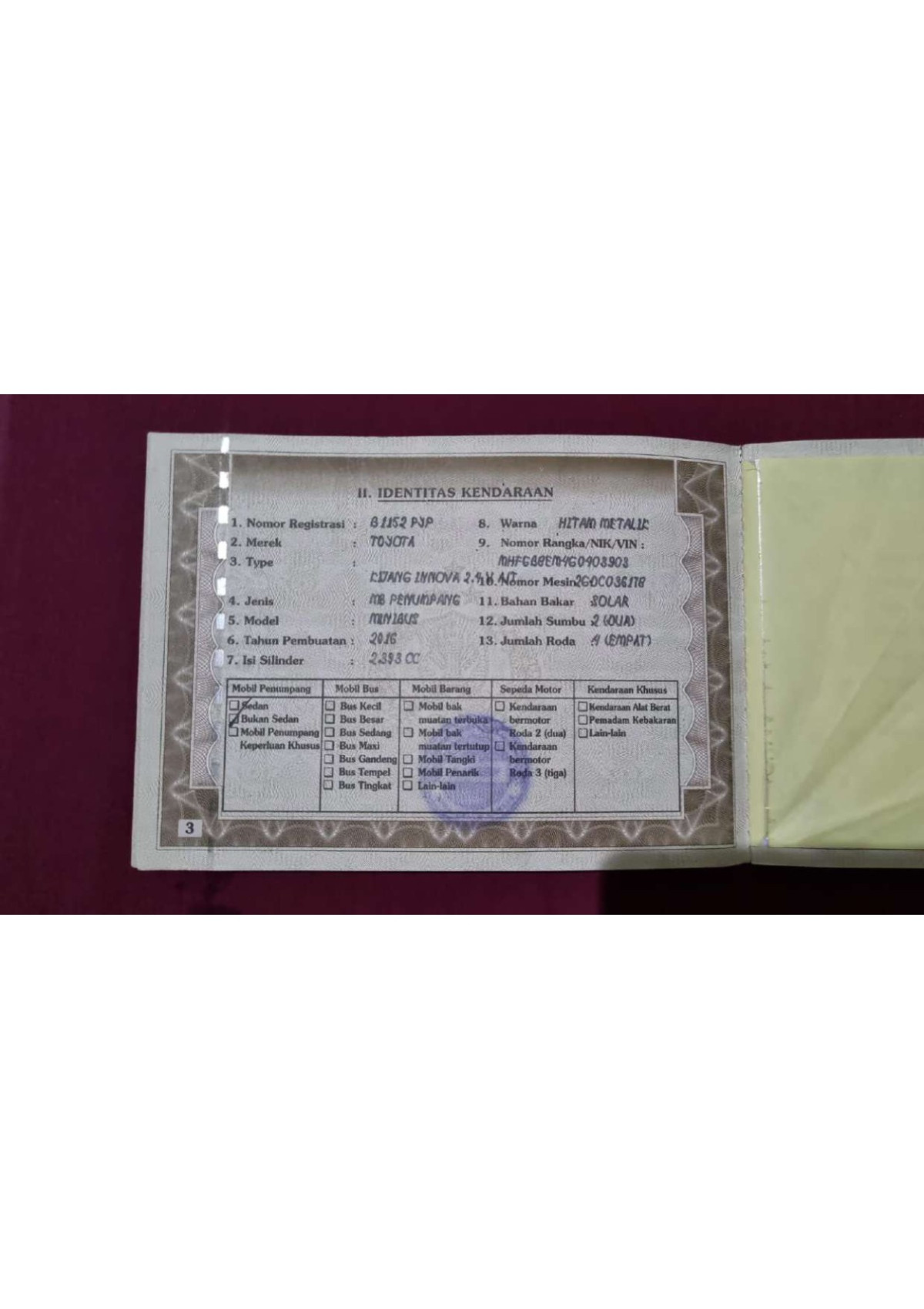 TOYOTA KIJANG INNOVA V