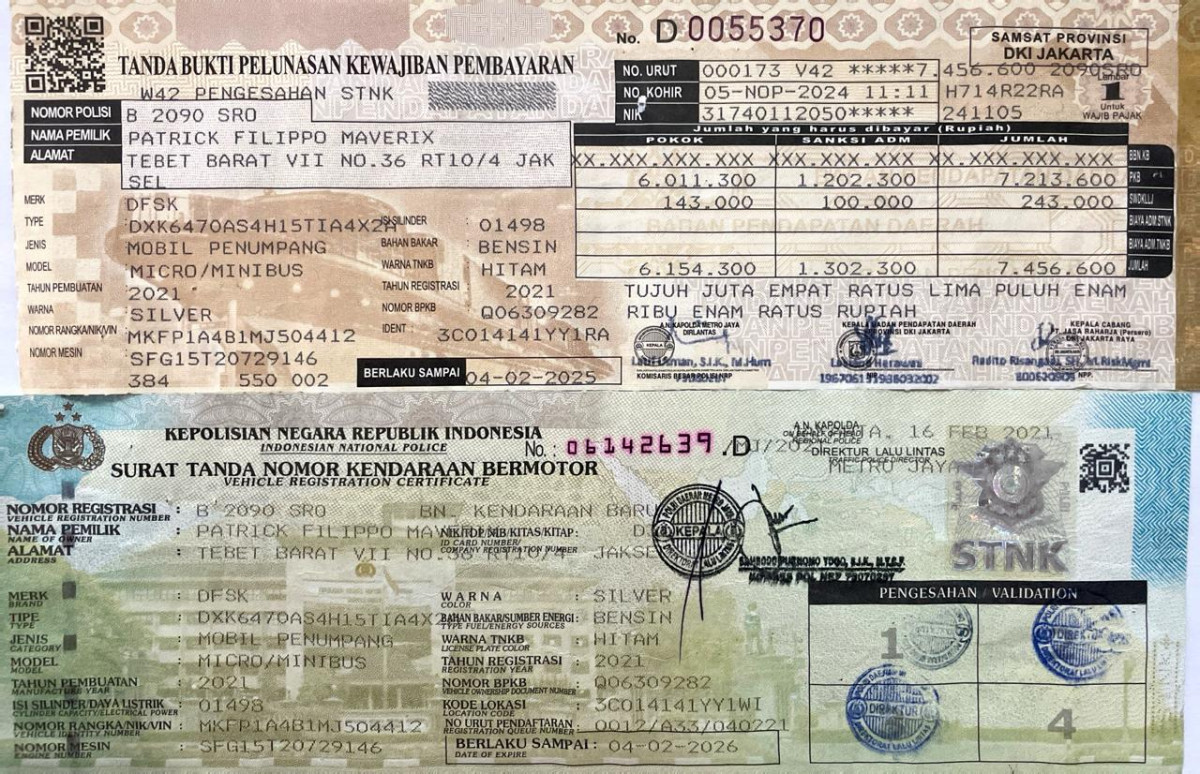 DFSK DXK 6470AS4H 1.5T IAUTO 4X2AT