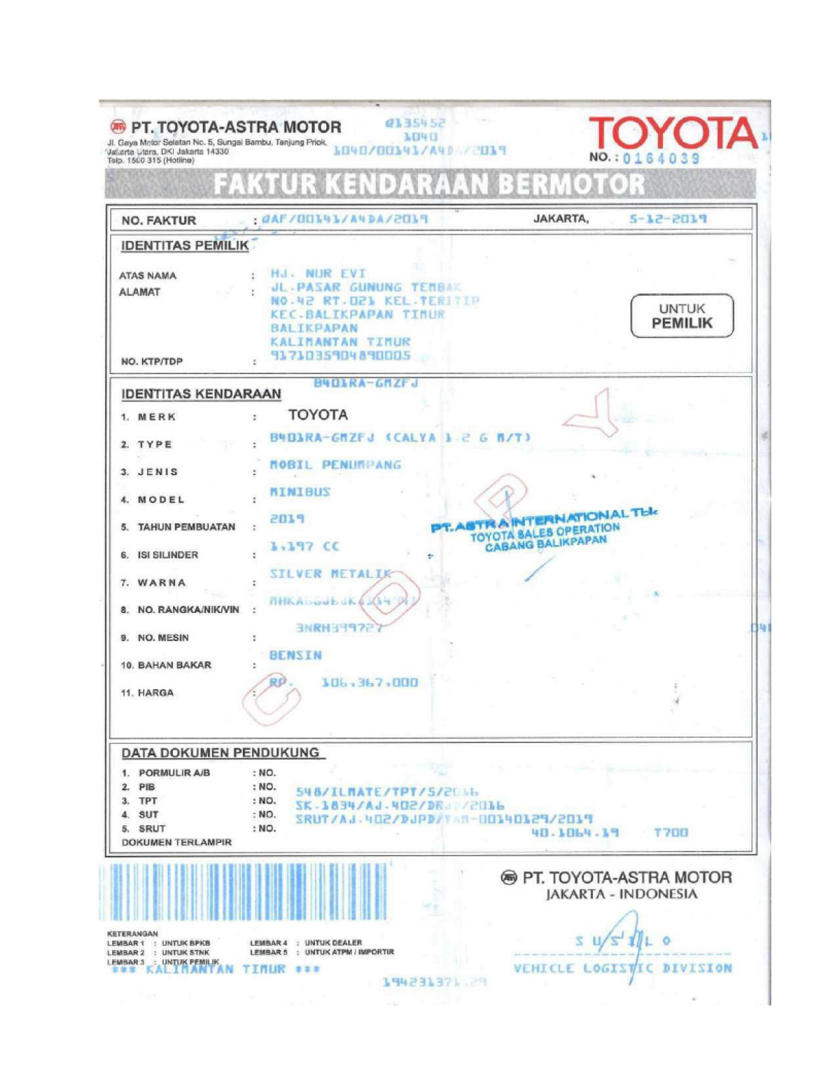 TOYOTA  CALYA  1.2 G M/T