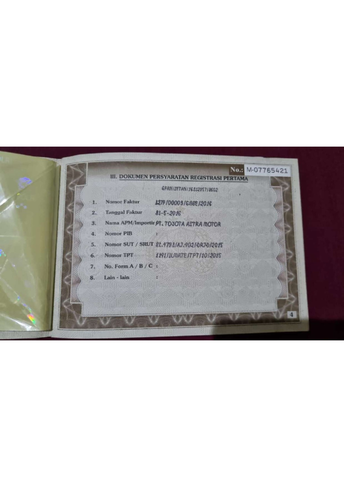 TOYOTA KIJANG INNOVA V