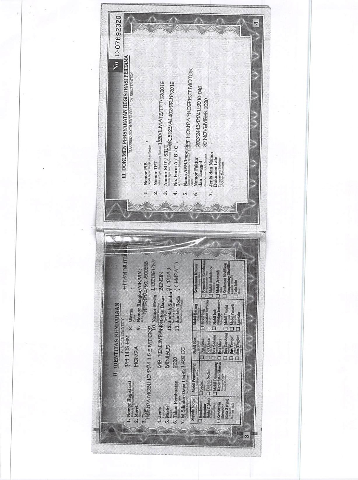 HONDA MOBILIO DD4 1.5E