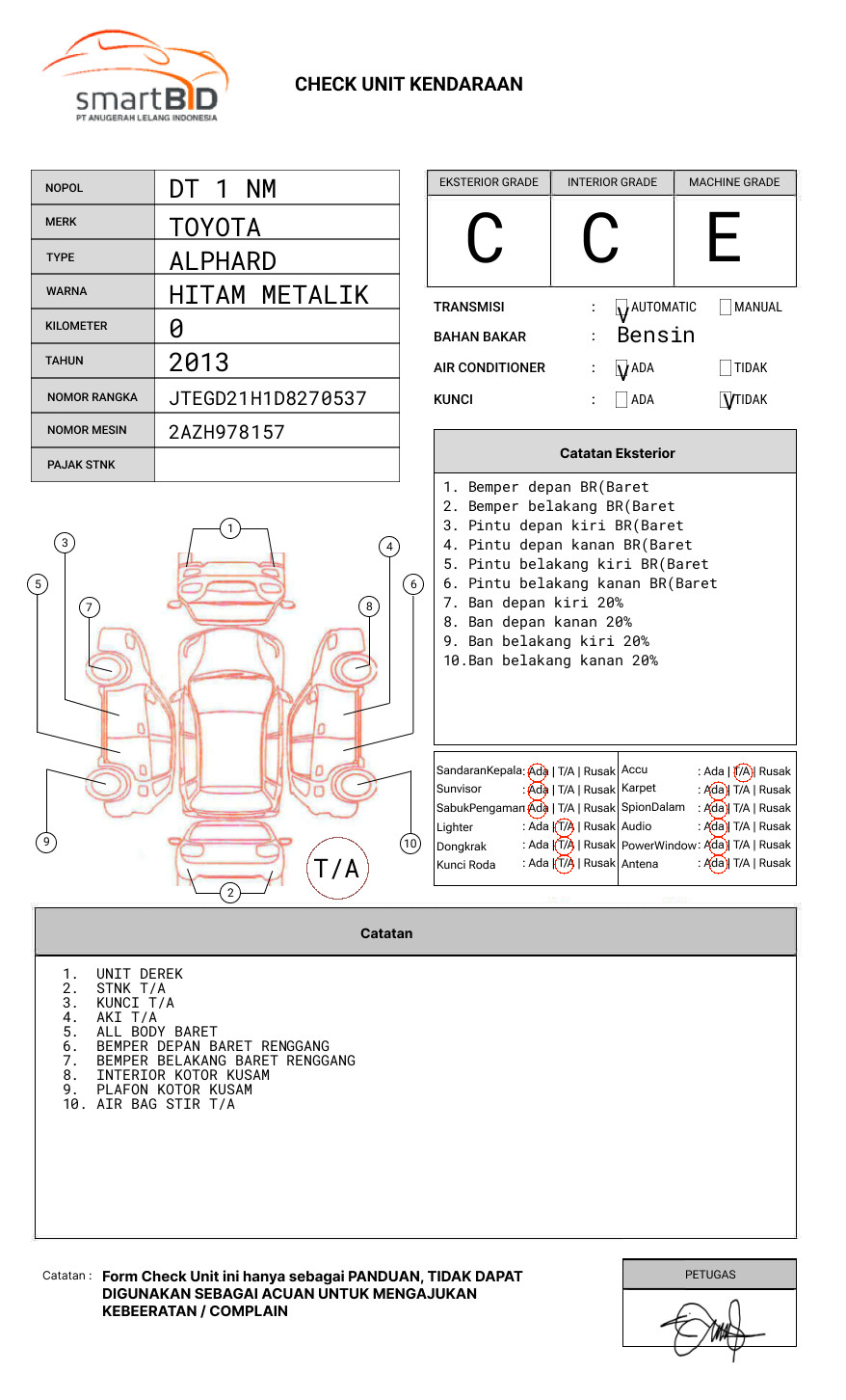 TOYOTA  ALPHARD  2.5 G
