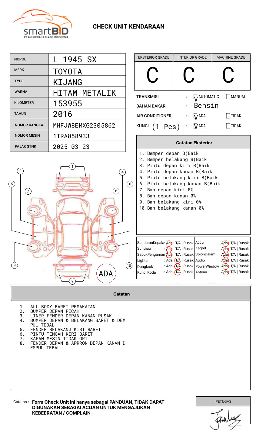 TOYOTA KIJANG INNOVA G