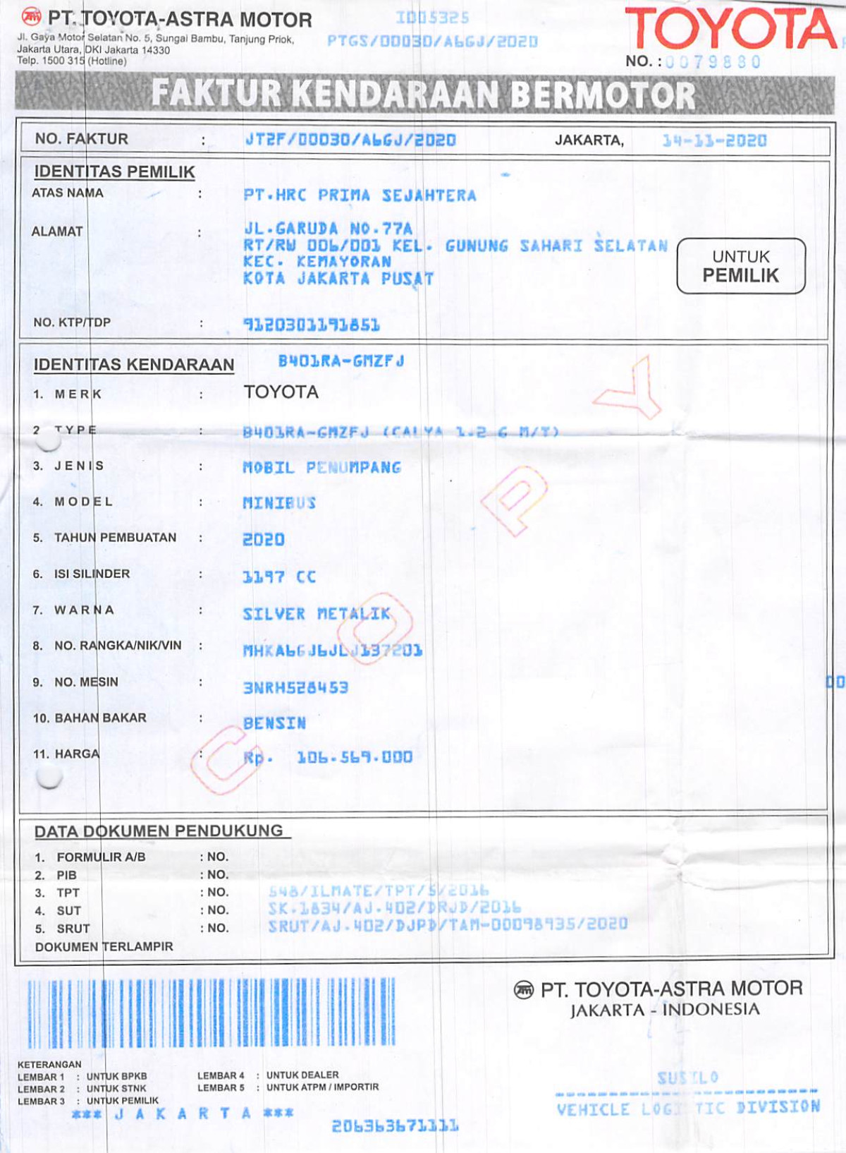 TOYOTA CALYA 1.2 G M/T