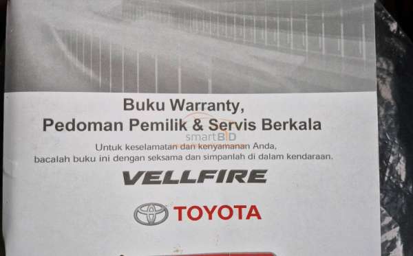 TOYOTA VELLFIRE 2.5G