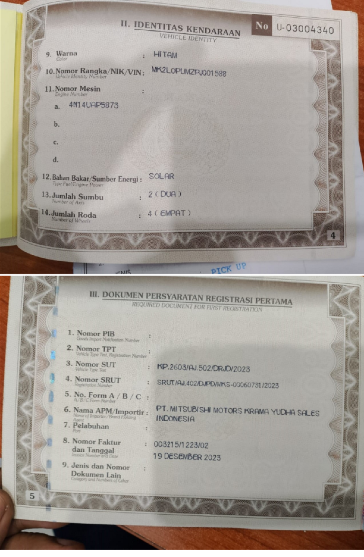 MITSUBISHI L300 PU FB-R (4X2)