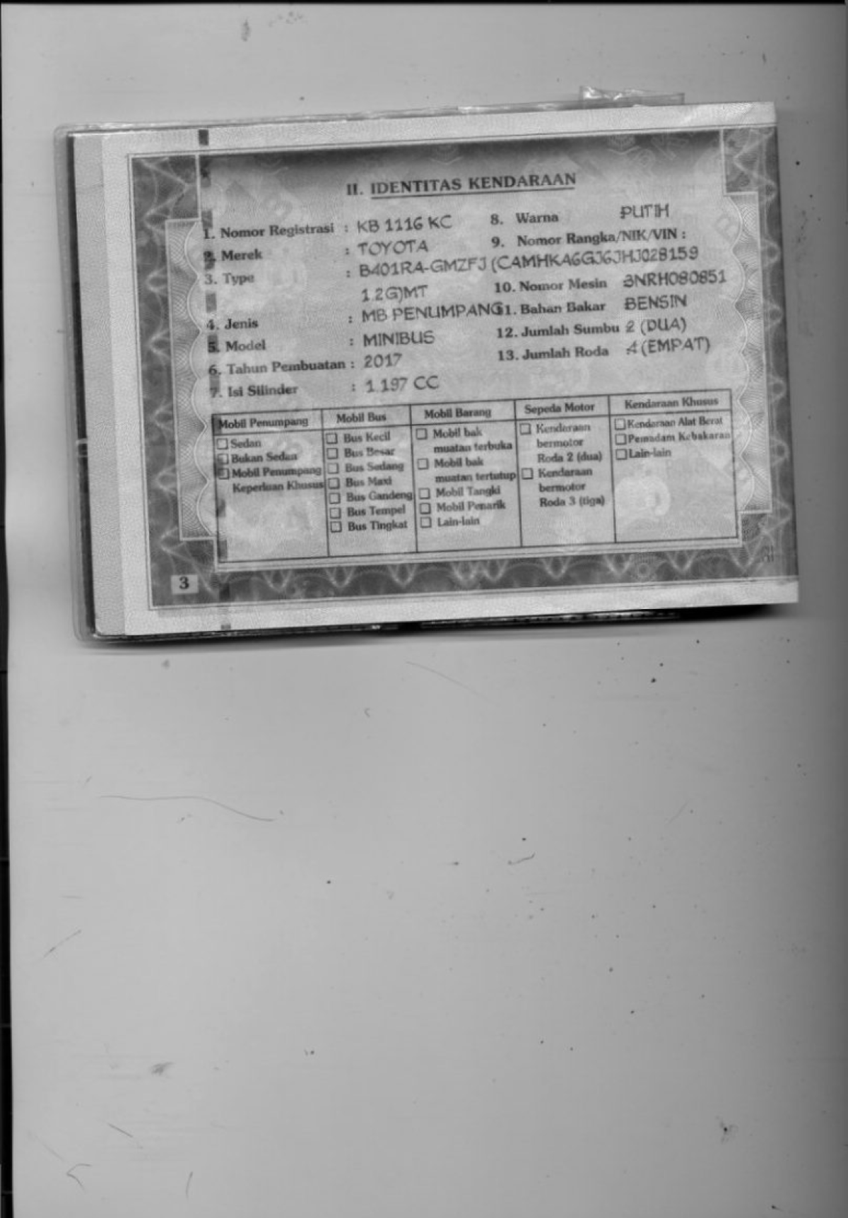 TOYOTA CALYA 1.2 G M/T