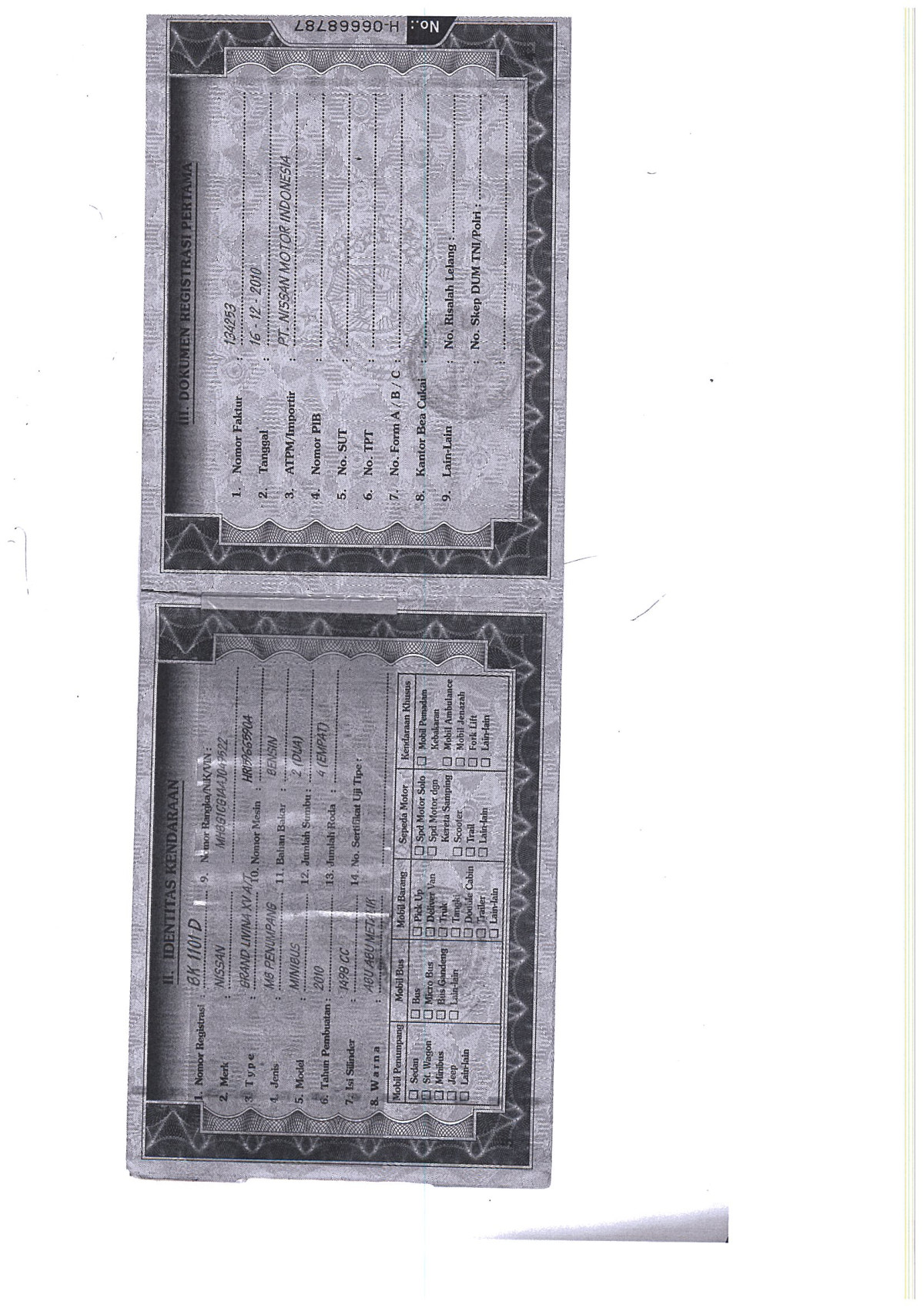 NISSAN  GRAND LIVINA  XV