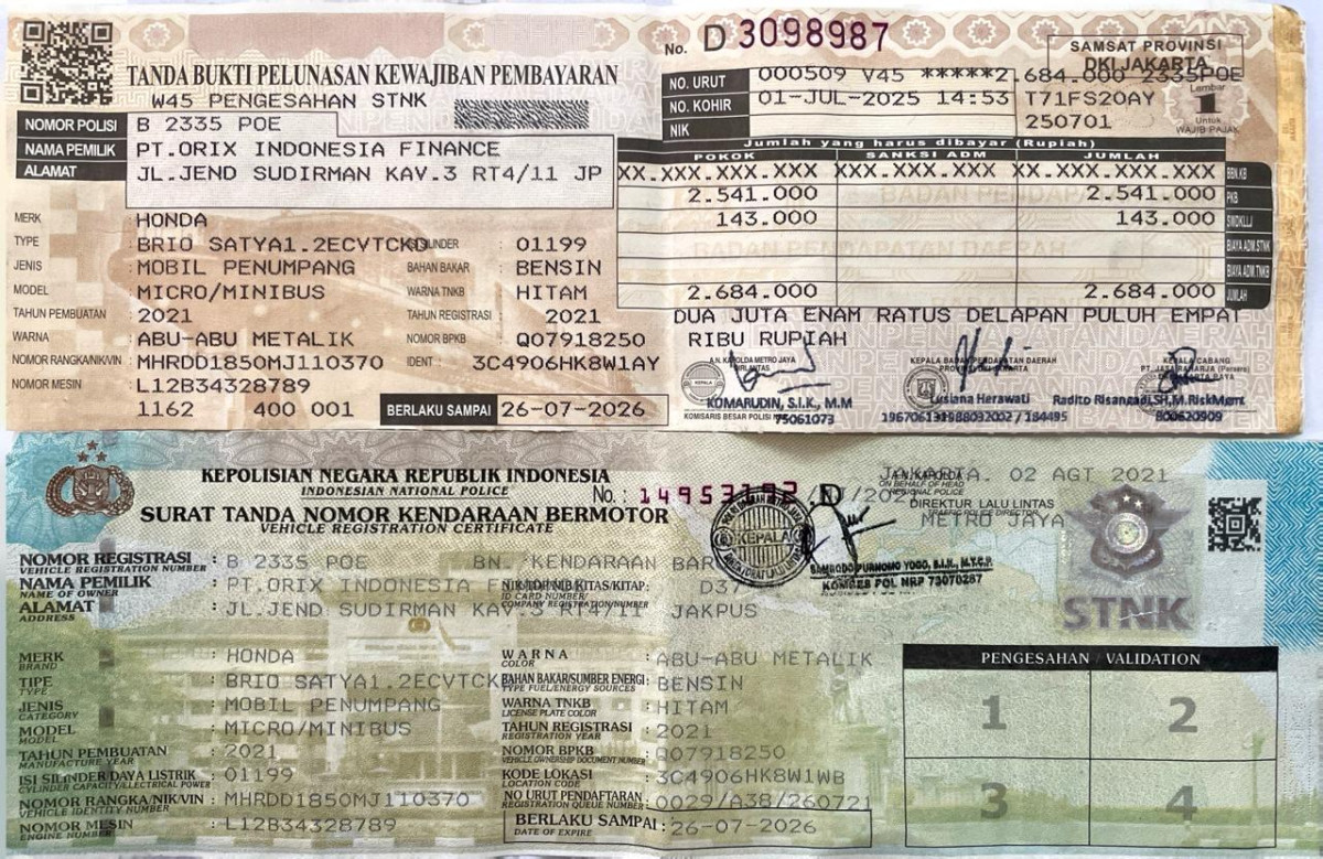 HONDA BRIO SATYA 1.2 E