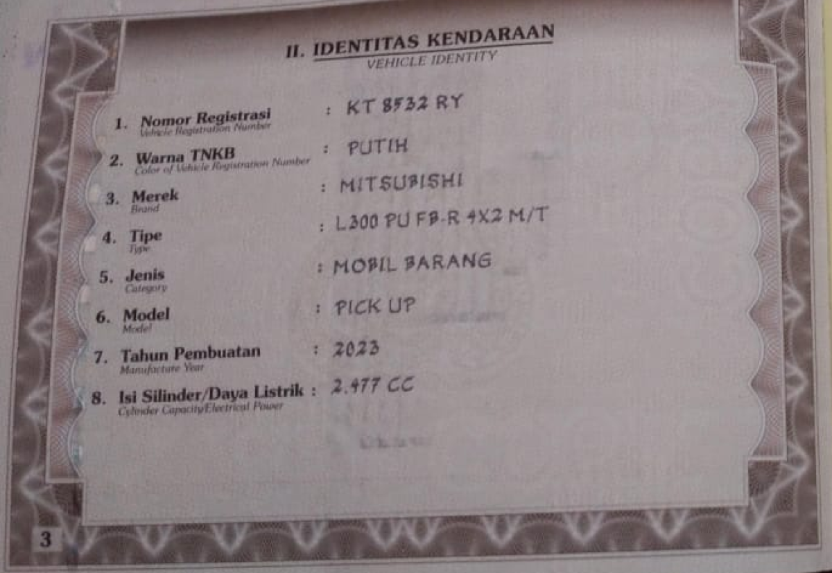 MITSUBISHI  L 300 L300 PU FB-R (4X2)