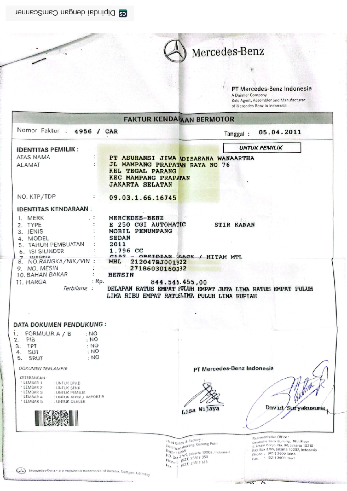 MERCEDES BENZ E 250 CGI