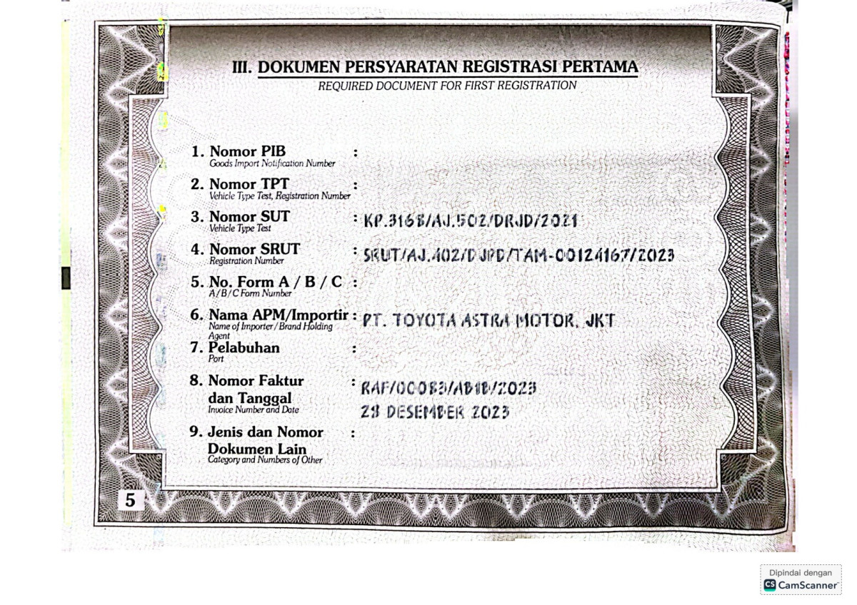 TOYOTA  AVANZA  1.5 G