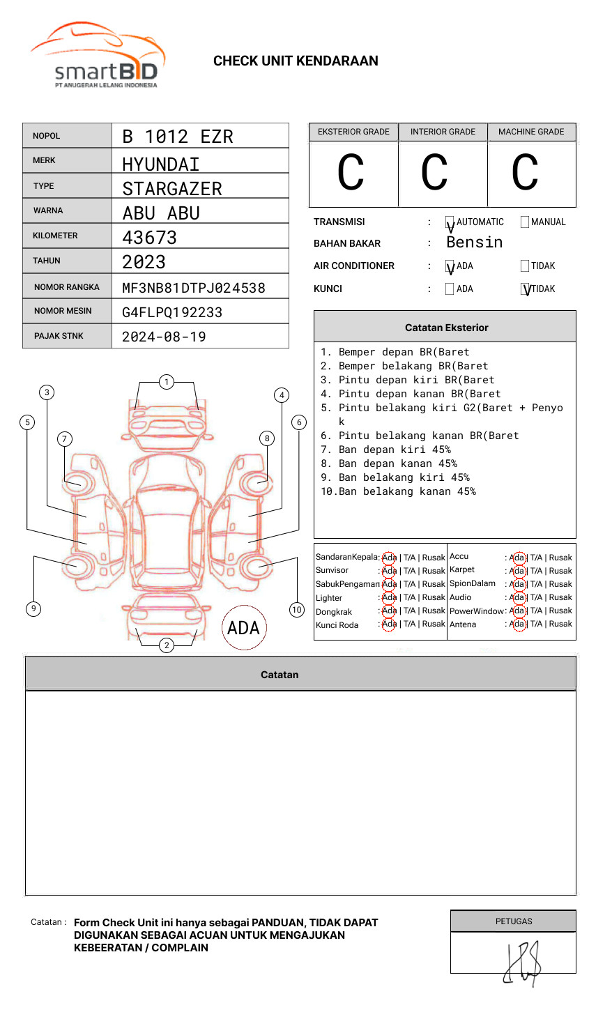 HYUNDAI STARGAZER TREND