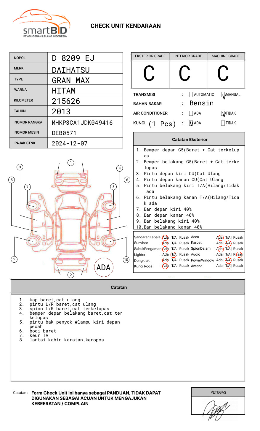 DAIHATSU  GRAN MAX  PICK-UP