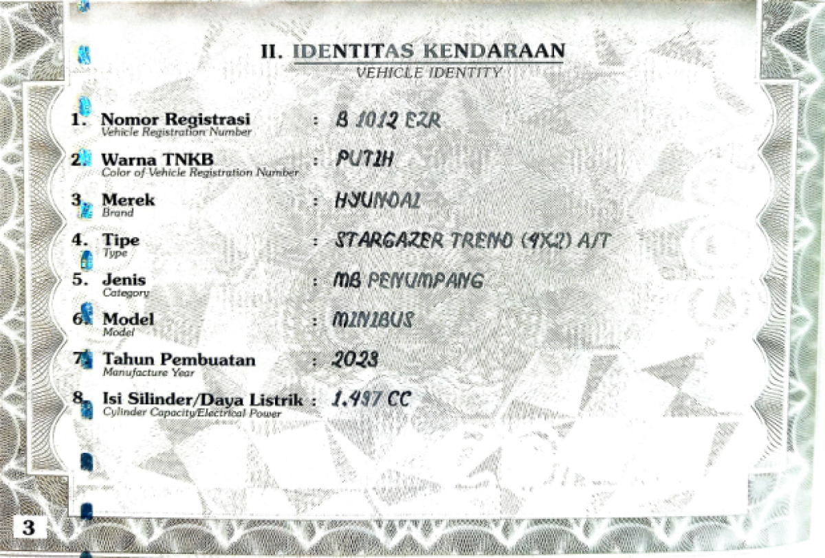 HYUNDAI STARGAZER TREND