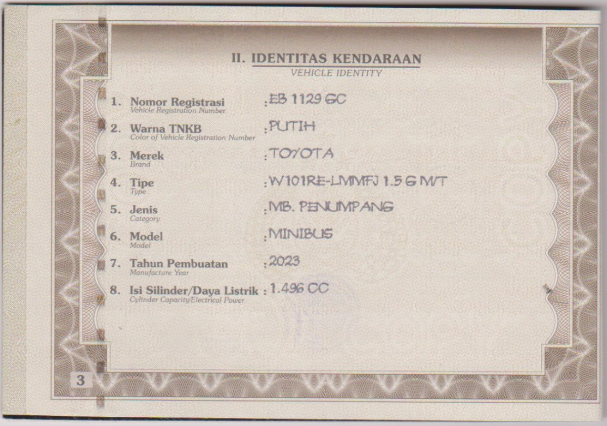 TOYOTA AVANZA  1.5 G