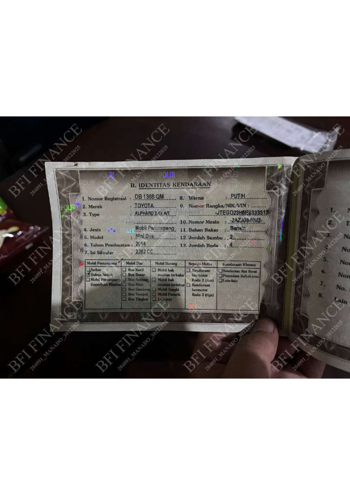 TOYOTA ALPHARD 2.4 X