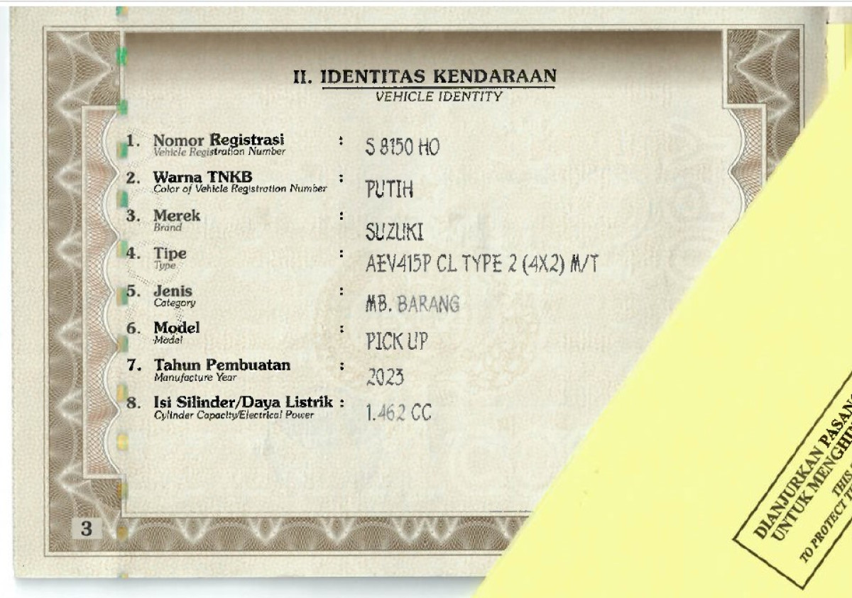 SUZUKI  CARRY  CL PICK UP