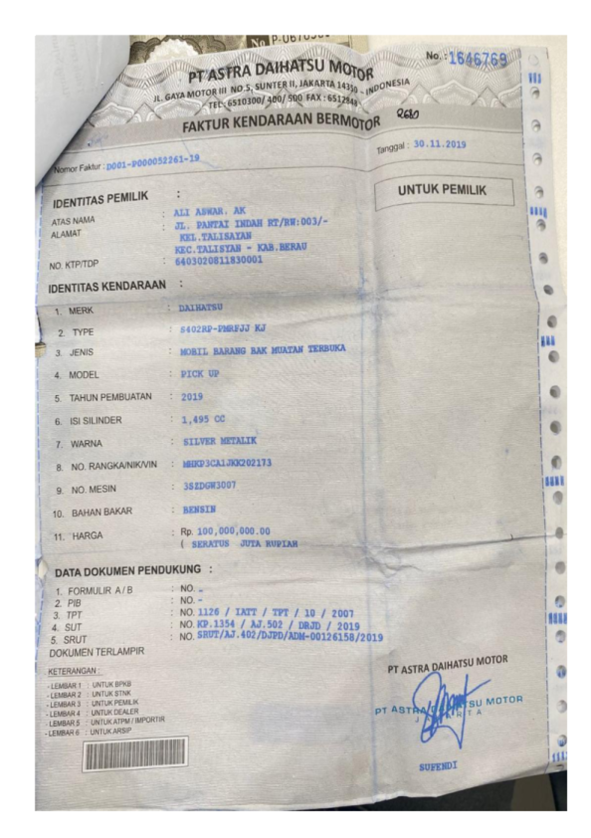 DAIHATSU GRAN MAX PICK-UP 1.5