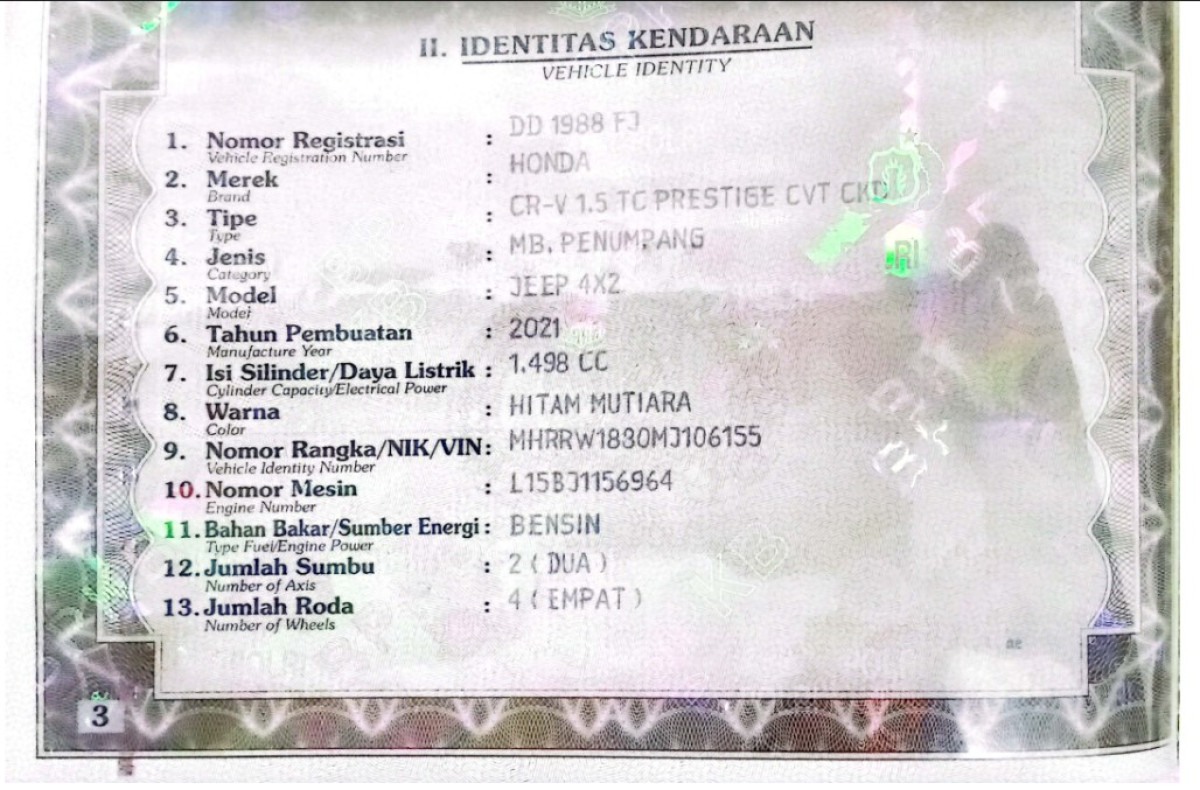 HONDA CR-V 1.5 TC PRESTIGE