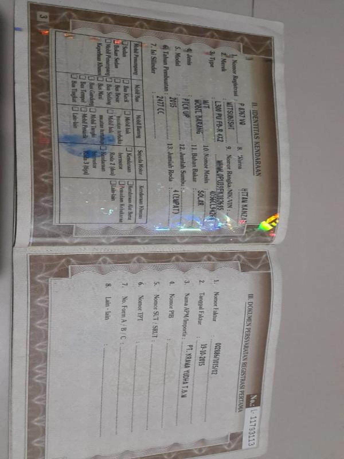 MITSUBISHI  L 300  PU