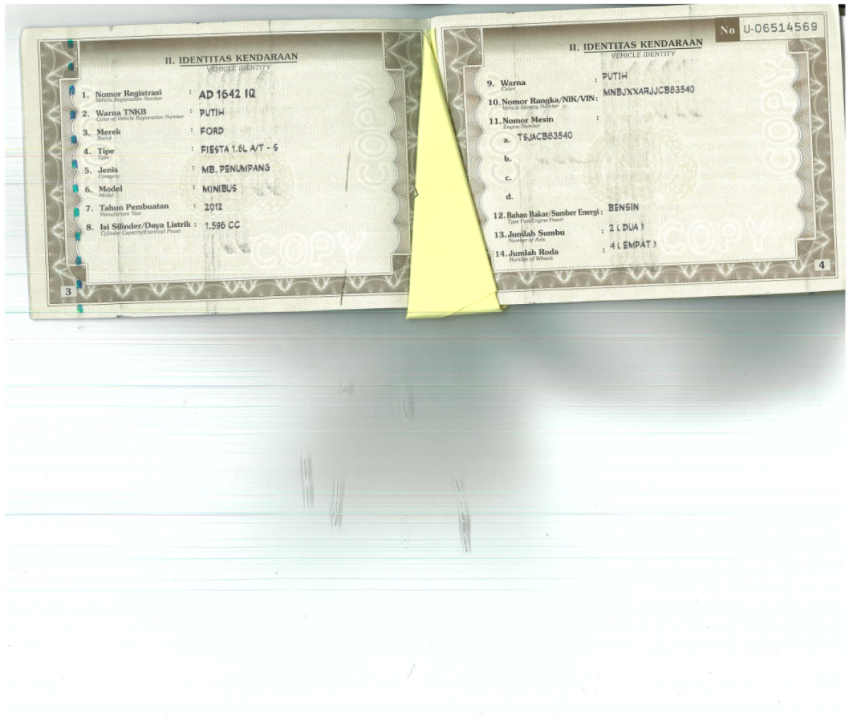 FORD FIESTA1.6L AT S