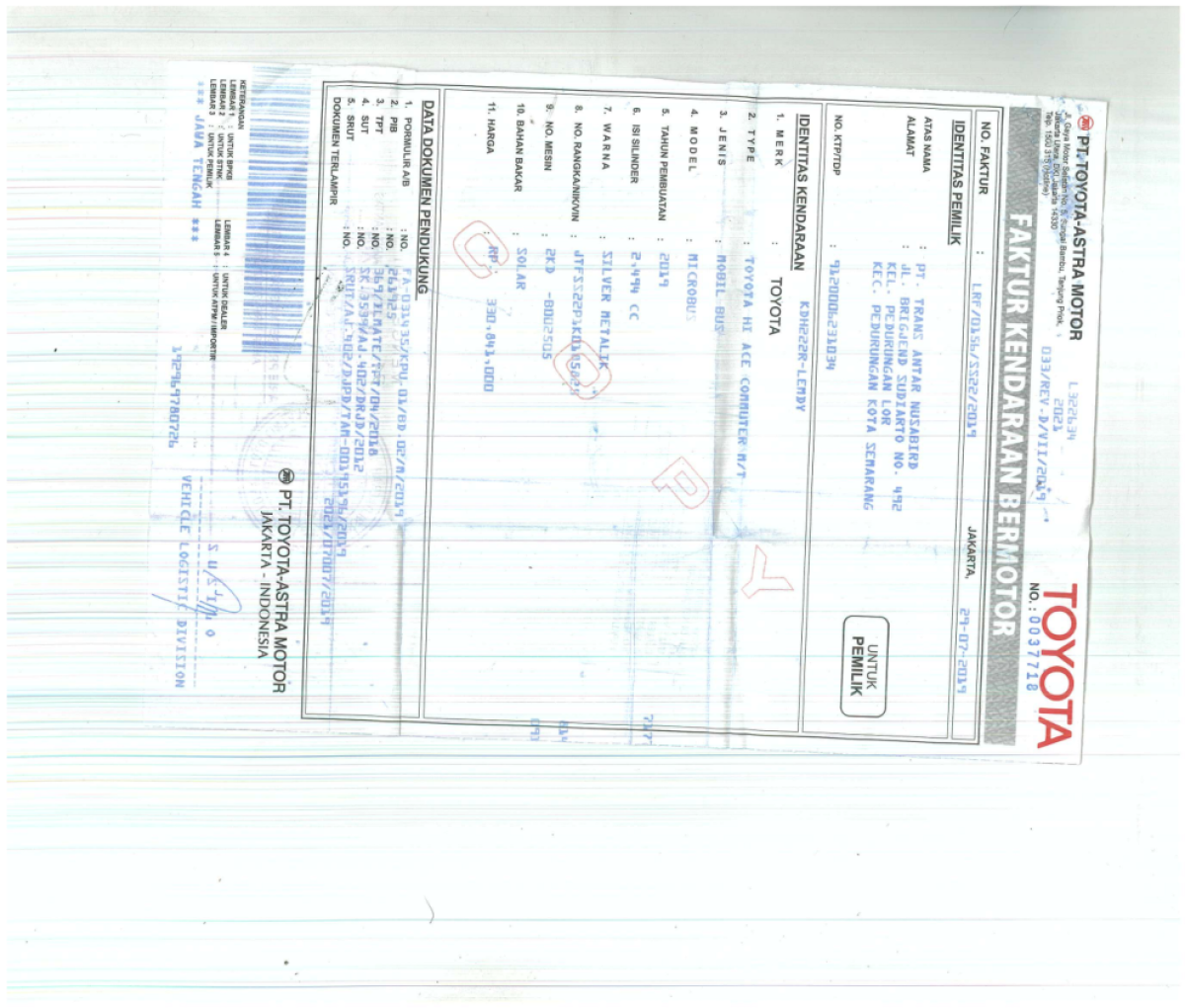 TOYOTA HI ACE COMMUTER